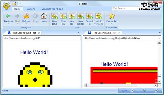 9&10、老版本的Internet Explorer