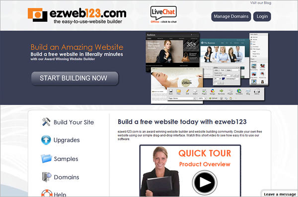 ezweb123免費(fèi)網(wǎng)站建設(shè)者